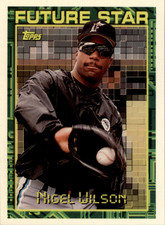 1994 Topps Future Star #341 Nigel Wilson Florida Marlins Baseball Card