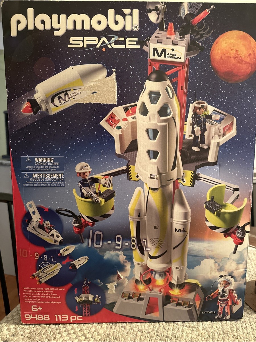 PLAYMOBIL Mission Rocket with Launch Site (9488) for sale online