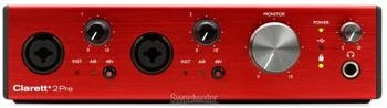 Focusrite Clarett+ 2Pre USB-C Audio Interface - Image 3 of 4