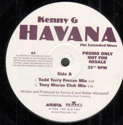 Kenny G  - Havana (The Extended Mixes) (12'', Promo)