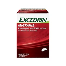 Excedrin Migraine 250mg Acetaminophen Caplet 2/Packet 30 Packets/Box (64498)