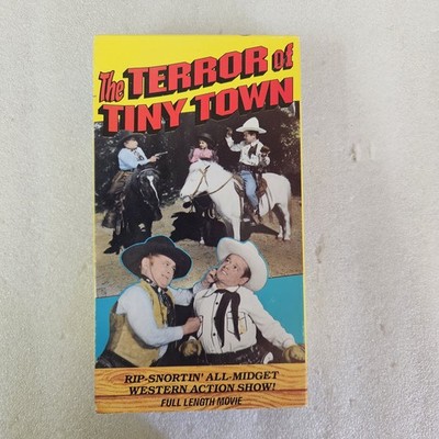 The Terror of Tiny Town (VHS) 1938 All-Midget Musical Western GoodTimes Home