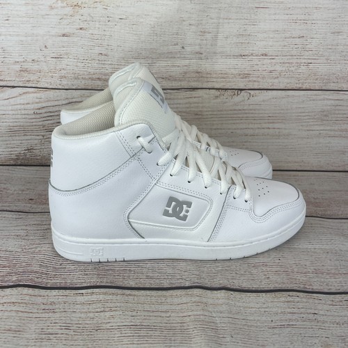 DC Manteca 4 HI Herren Gr. 9 Sneaker Weiß Grau High Top - Bild 4 von 9