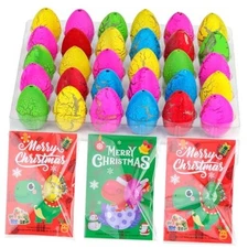 ANPHILE Christmas Hatching Dinosaur Eggs, Christmas Goodie Bag Fillers in Bulk 