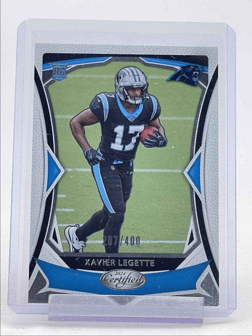 XAVIER LEGETTE 2024 CERTIFIED FOOTBALL ROOKIE PANTHERS RC /400 Q4894