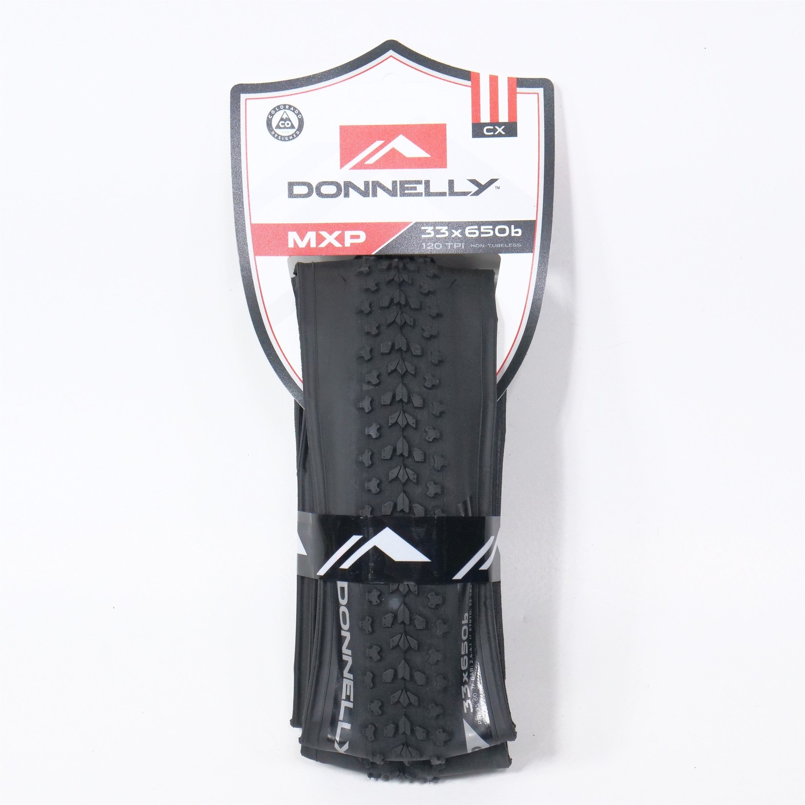 Donnelly MXP 650b X 33mm Clincher Black 120 TPI Folding Tire