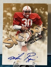 2012 Fleer Retro Skybox Football Mike Rozier Autographics Auto #97AU-MR