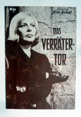 Edgar Wallace IFB 7010 DAS VERRÄTERTOR * FILMPROGRAMM Movie Program KINSKI