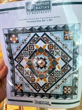 Batiks: SOLARE Block of the month QUILT KIT with SETTING KIT, 99x99"