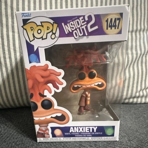Funko Inside Out 2 Anxiety Pop! Vinyl Figure 1447 Pixar Movie Collectible