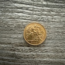 1909 Gold Half Sovereign Edward VII coin
