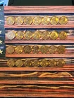 Lot Of 28 Wheat Pennies Years 1909-1958 - Almost Uncirculated Good Color!