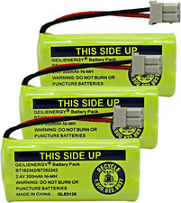 2.4V 300Mah Battery Compatible with AT T BT162342 BT-162342 BT166342 BT-166342 B