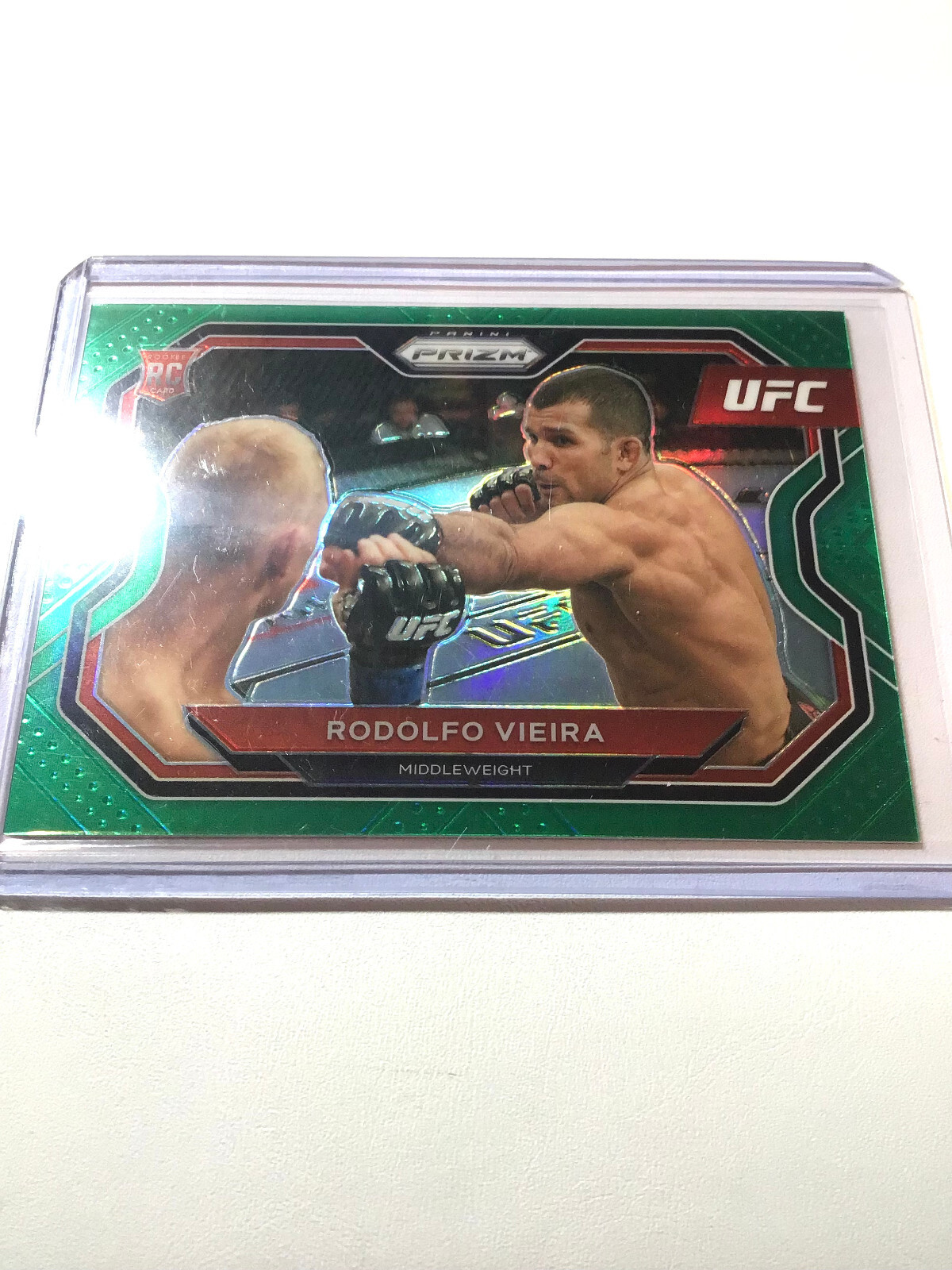 RODOLFO VIEIRA Panini Prizm 2021 RC Green Prizm UFC #107