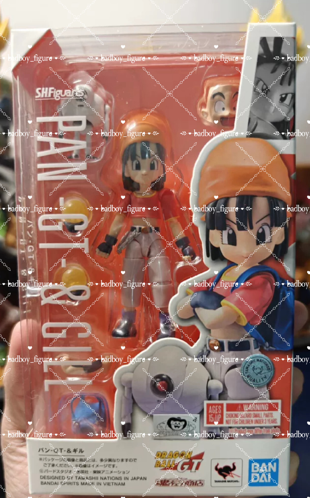 Figura de acción BANDAI S.H.Figuarts Dragonball GT PAN & GILL NACIONES TAMASHI juguete