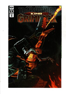 Transformers: King Grimlock #2 1:10 Incentive Harding Cover IDW 2021 NM+