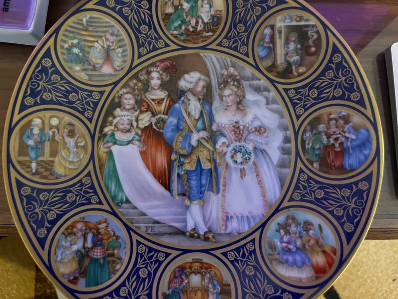Porcelaine Franklin L'Assiette Cendrillon Plate - 1978 - Pauline Gibson