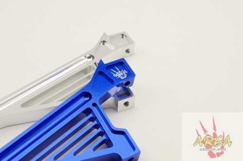 Area Racing Billet Machined front chassis brace for Losi 5ive T silver 1 piece - Picture 3 of 6