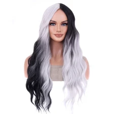 Long Wavy Curly Full Hair Wigs Cosplay Costume Fancy Party Lady Anime Womens