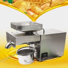Commercial Automatic Oil Press Machine Stainless Steel Oil Extractor 610W