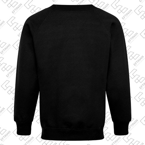 Children Crew Neck Sweatshirt Unisex Premium Raglan Sleeves Size UK - Picture 12 of 21
