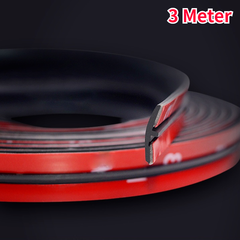 Car Sealing Strip T Type Rubber SelfAdhesive Sunroof Window