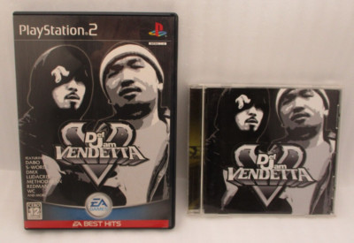PS2 Def Jam VENDETTA Soundtrack CD Japan Import - Sony PlayStation 2