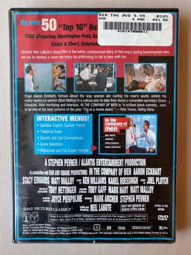 In the Company of Men (1997) - Sony Pictures DVD - Neil Labute - Picture 2 of 6