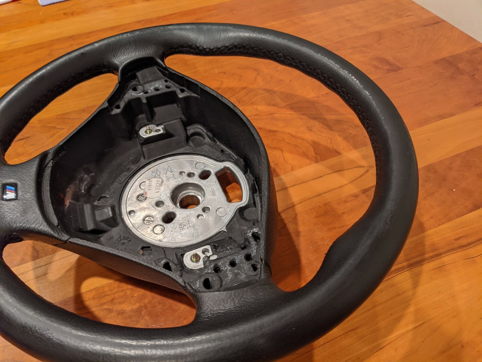 BMW E38 E39 E46 MSport Steering Wheel w/ Dual Stage MTech 3 Spoke eBay