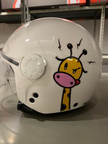 CASCO GREX K1 VISOR TEENS BIANCO XXXS (CIRCONF.TESTA 50CM) - Foto 4 di 6