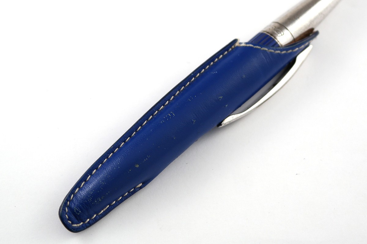 Jorg Hysek Palladium Blue Rollerball Pen with Pen Case | eBay