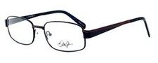 Dale Earnhardt Jr. 6736 Black Brown Eyeglass Collection ; Demo Lens