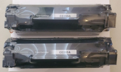 CE285A, 85A Toner Replacement for HP 85A Toner Cartridges (2 Pack) New Sealed