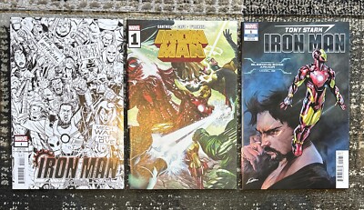Iron Man 3-comic Lot #1 2020 Sketch Variant, #1 Bleeding Edge Armor Variant