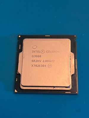 Intel Celeron G3900 CPU Dual Core 2.8GHz TDP 51W 2MB LGA 1151 CPU