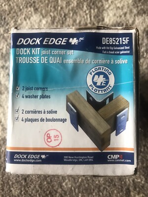 NEW Dock Edge Floating Dock Kit Joist Corner Set DE85215F Galvanized Steel