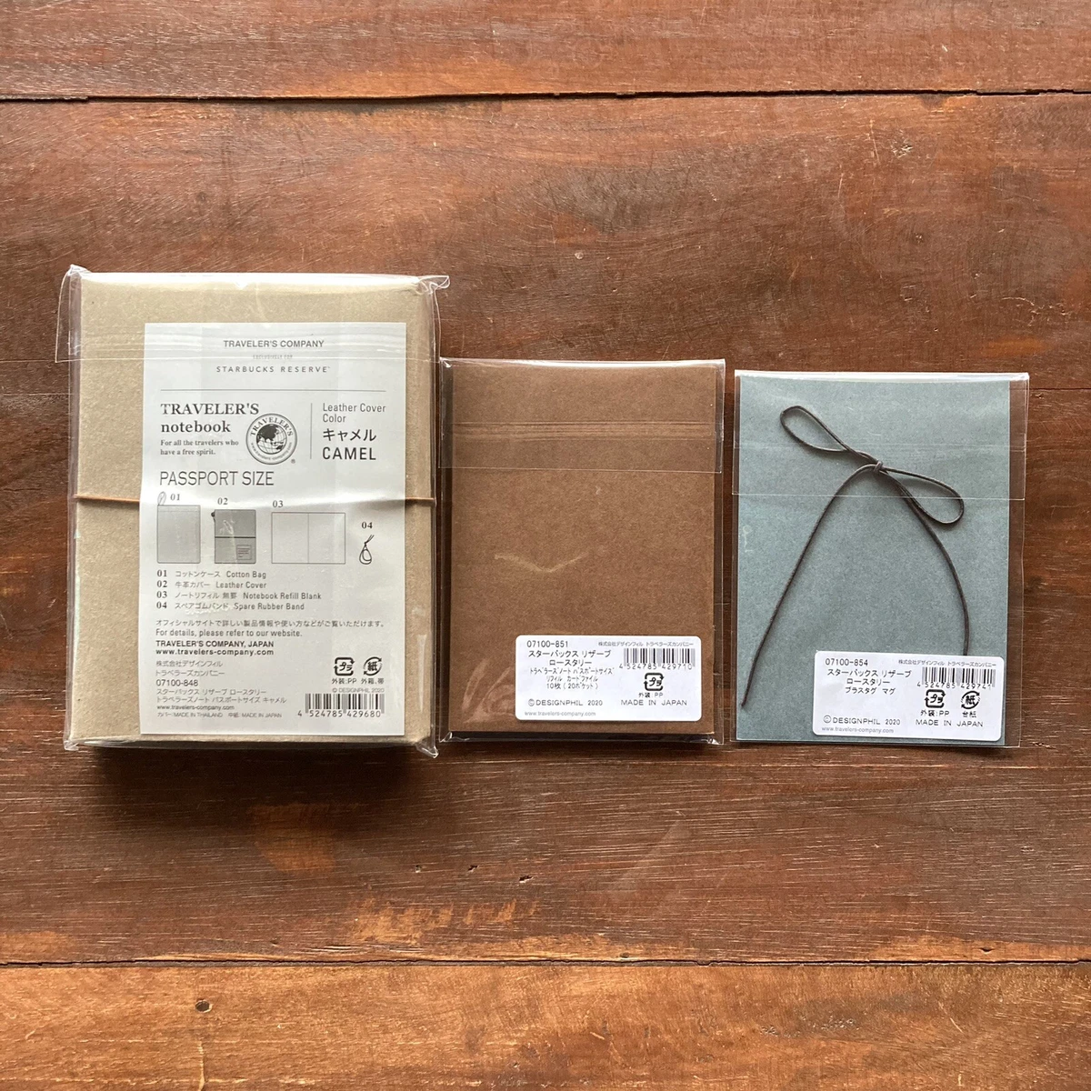 TRAVELER'S notebook Starbucks Reserve Roastery Passport Camel Card