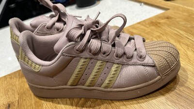 adidas superstar 2006 vintage rare size uk6 pink beige cream