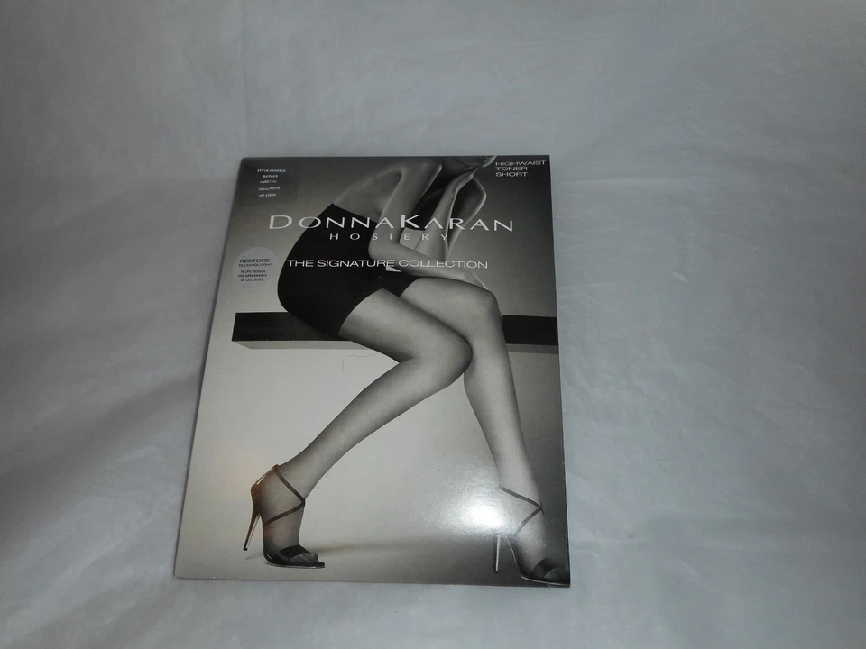 Donna Karan Hosiery High Waist Toner Short Nude S/P Panty Hose Style DKF009 - Image 2 of 4