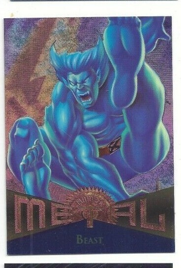 1995 Fleer Marvel Metal Base Set Alternate Gold Blaster Complete Your Set U Pick