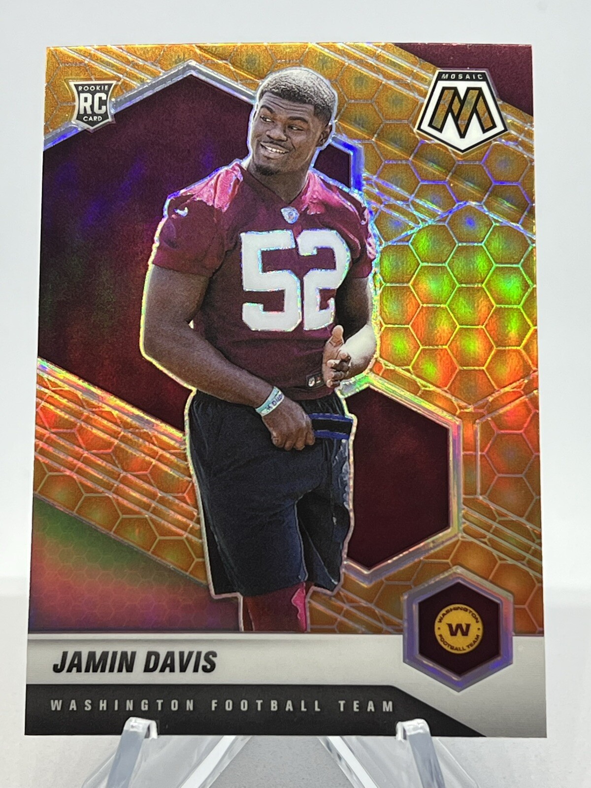 Jamin Davis Panini Mosaic #364 Honeycomb