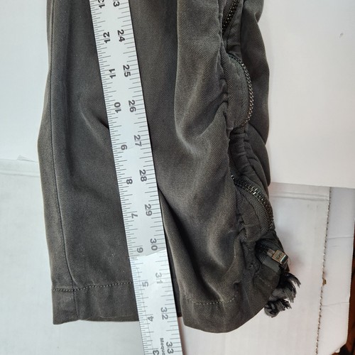 RLX Ralph Lauren Cargo Pants Mens Large 34x32 Green Silk Zip Ankle Joggers Vtg - Imagen 15 de 23