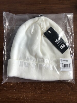 NWT Adidas X IVY Park (ICY PARK) Cut Off Logo Beanie Core White
