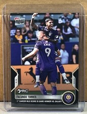 2022 TOPPS NOW MLS #24 FACUNDO TORRES ORLANDO CITY ROOKIE Black Parallel 35/99