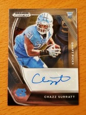 2021 Prizm Draft Autographs #106 Chazz Surratt UNC Rookie