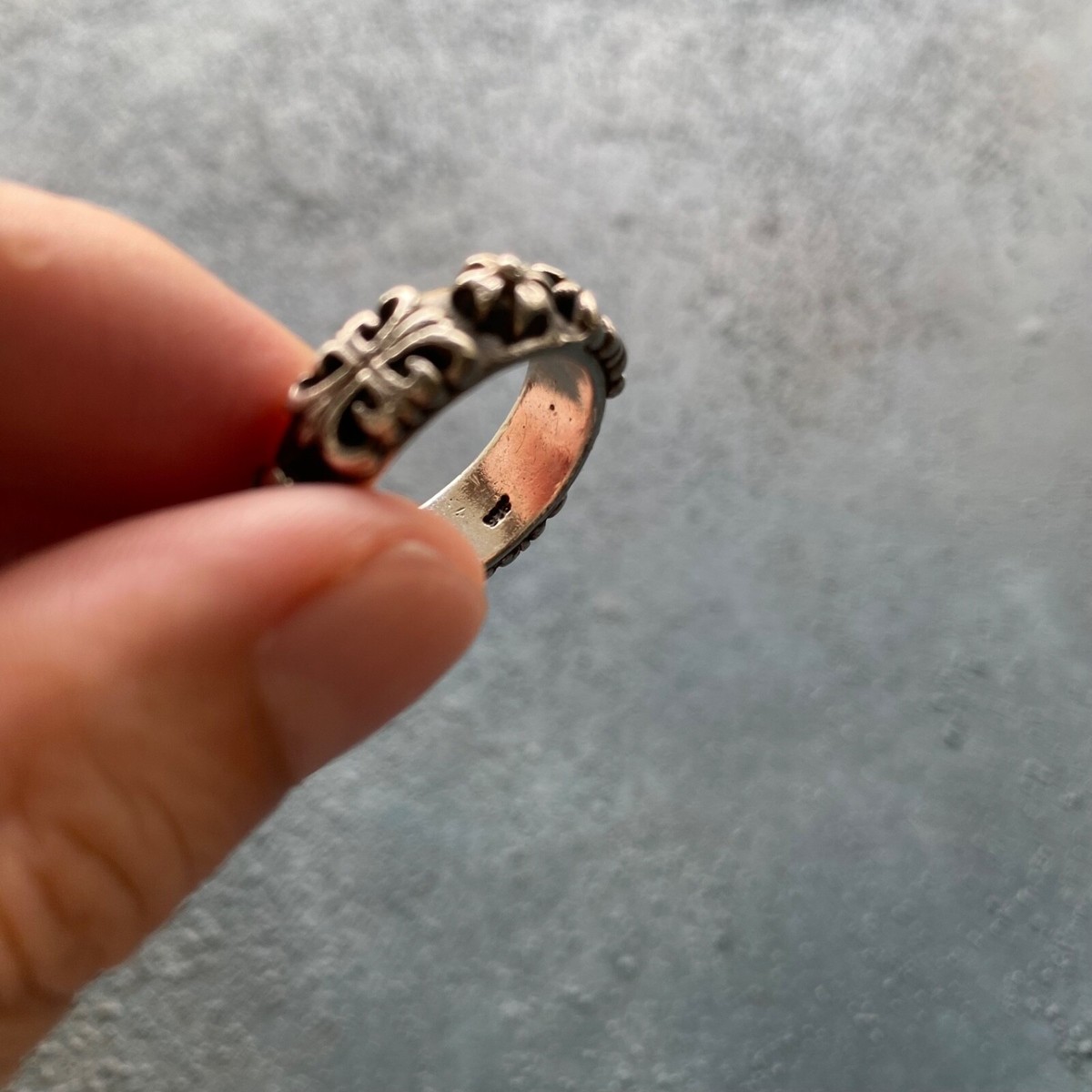 A&G Sterling Silver 925 Ring US 9 1/4 JAPAN 19 Gothic Cross A&G Sterling Silver 925 Ring US 9 1/4 JAPAN 19 Gothic Cross