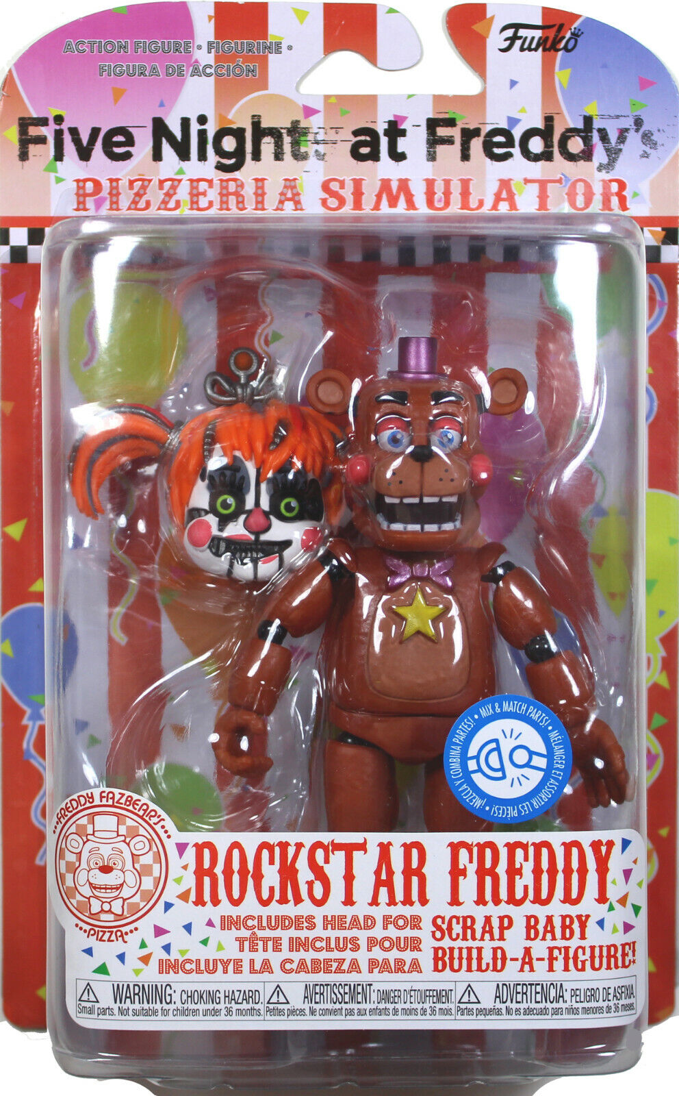 FNAF Five Nights at Freddy Pizzeria Simulator GITD Rockstar Freddy