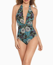 Amoressa Swimwear by Miraclesuit Size 8 Rhiannon Dream 1-PC Moonlight