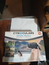 Cynoculars VIRTUAL REALITY HEADSET and Remote AS SEEN ON TV Hype - Games Movies