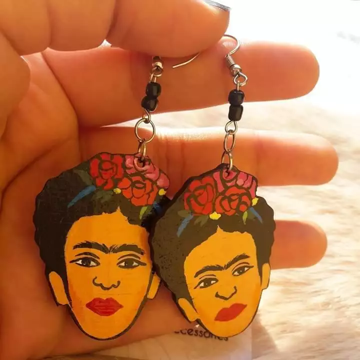 Pink and Purple Hand Painted Laser Cut Wood Seed of Life Earrings – Vanessa  Camara Designs